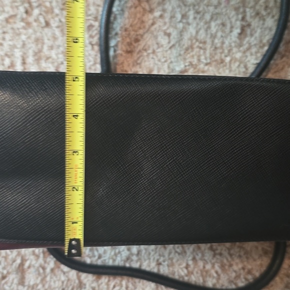 Jones New York Burgundy and Black Satchel EUC - Picture 9 of 9